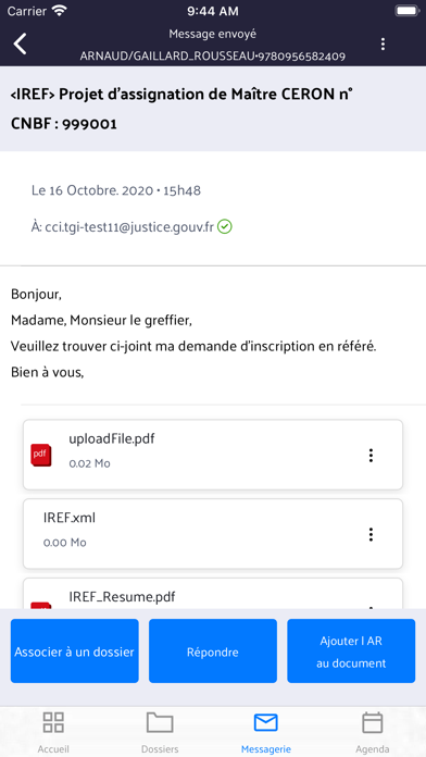 e-Barreau Screenshot