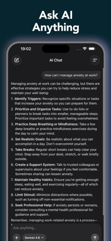 Claueaichat: AI Chat Helper iPhone screenshot
