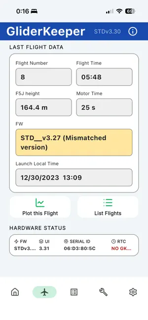 GliderKeeper App screenshot 1