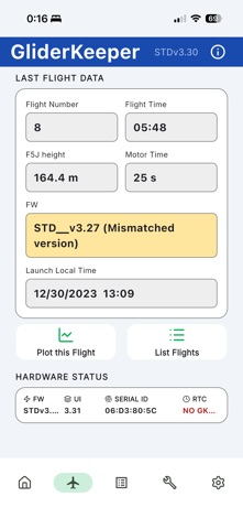 GliderKeeper App screenshot