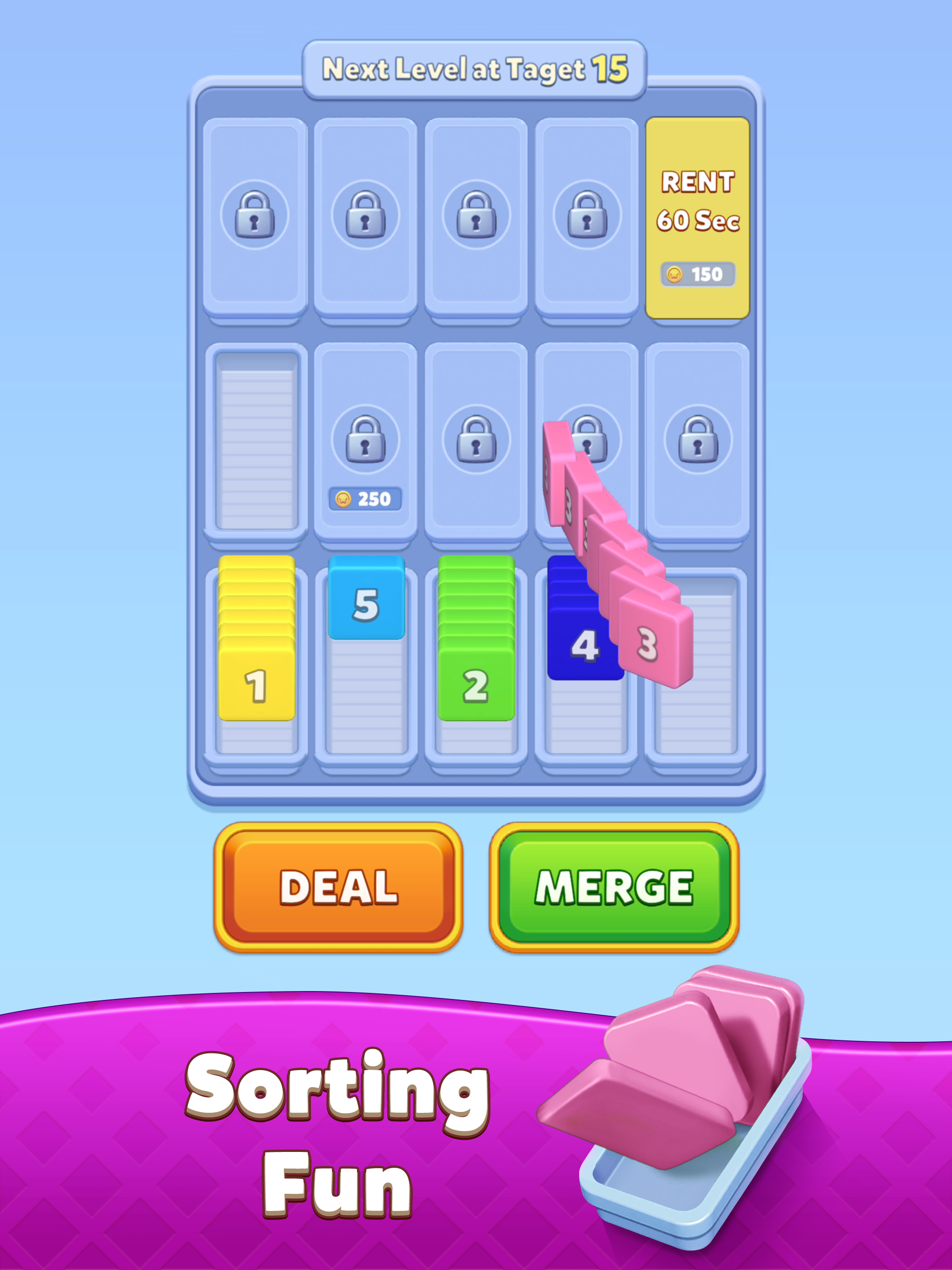 Cube Sort：Merge Game
