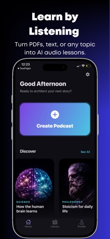 PodMind - AI Audio Learning Screenshot 1 of 6