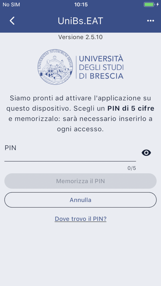 #3. UniBs.EAT (iOS) 由: In4matic srl