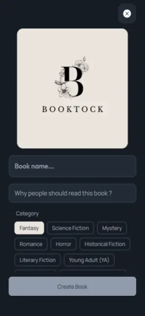 Booktock screenshot 3