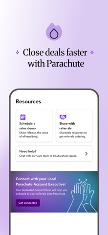 Parachute Health Sales iPhone screenshot