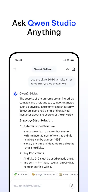 Qwen Studio-Ask Qwen,Know More screenshot 2 of 8