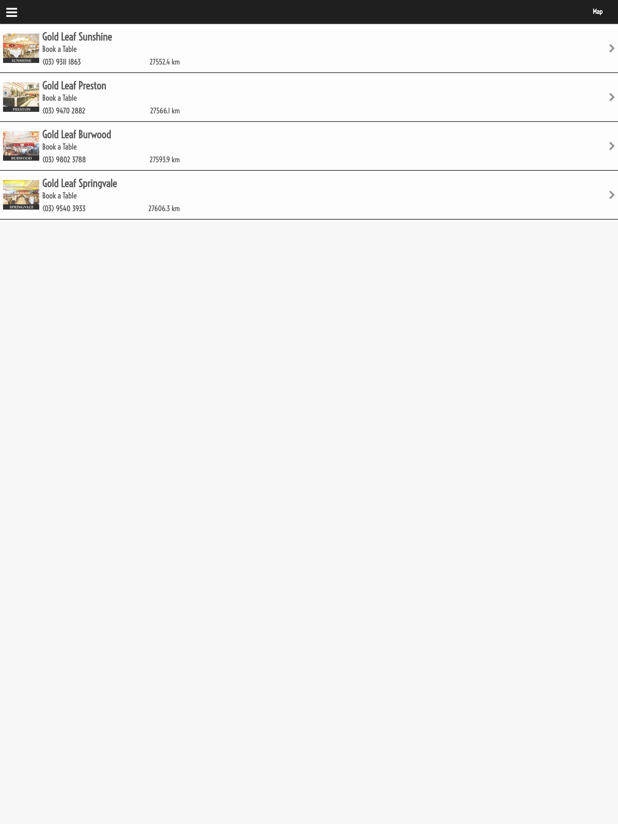 Gold Leaf Restaurant Group screenshot 8