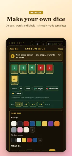 Dice Drop – 3D Dice Roller screenshot 1