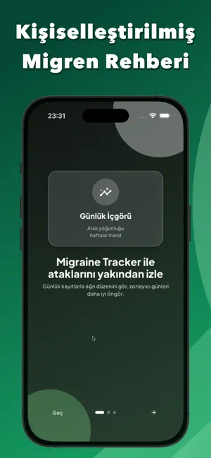 Migren ve Başağrısı Günlüğü screenshot 1