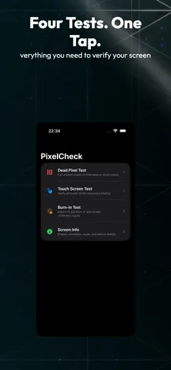 Screenshot von PixelCheck: Tote-Pixel-Test auf dem iPhone 1
