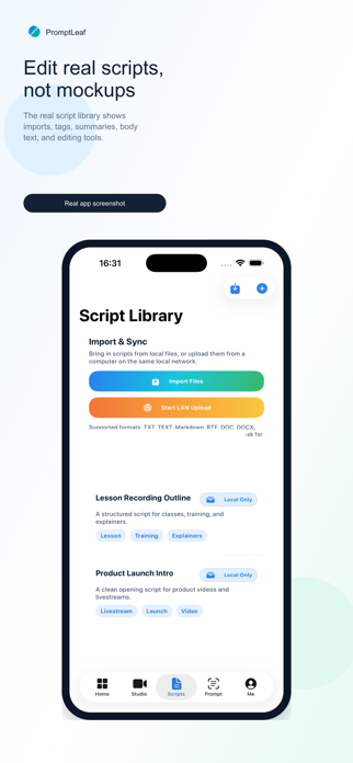 PromptLeaf Screenshot 1 of 5