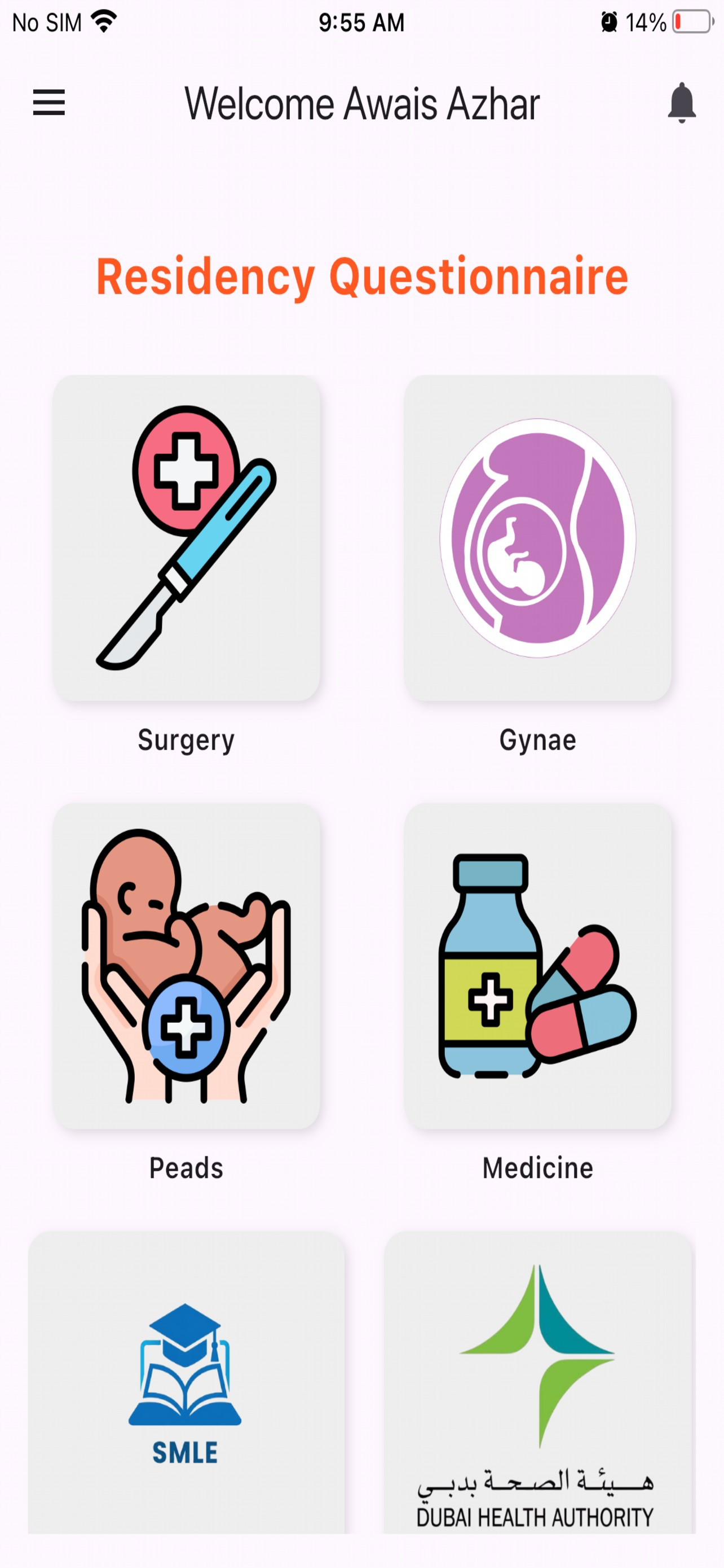 Residency Questionnaire screenshot 3