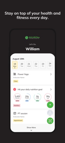 Flex Fitness Clubs iPhone screenshot