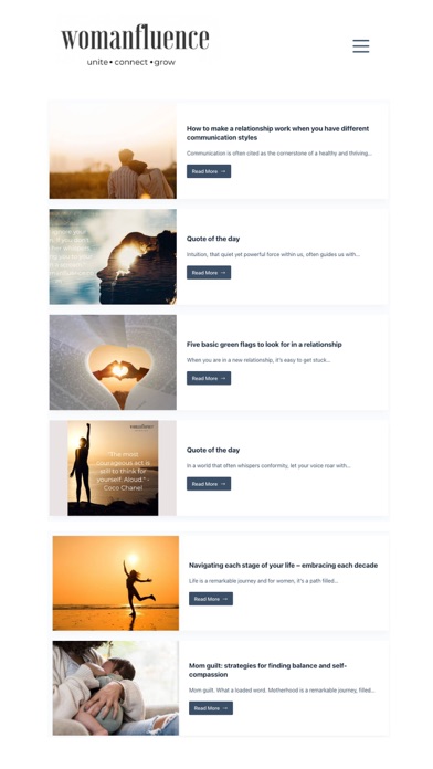 Womanfluence Screenshot