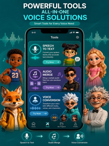 VoiceTwin AI: Voice Cloning iPad screenshot