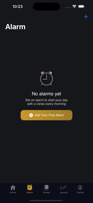 morning manna - Bible Alarm screenshot 1