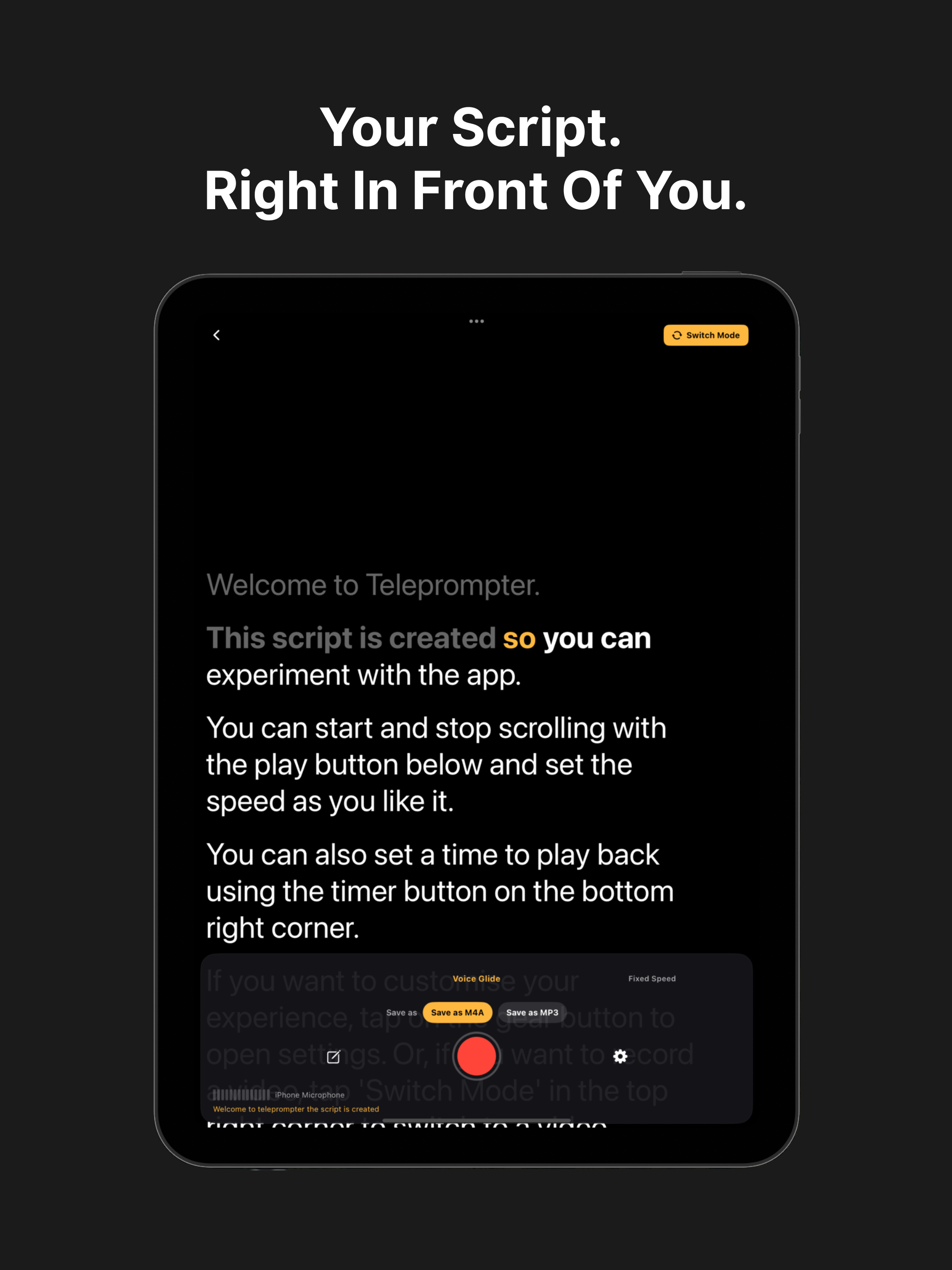 Teleprompter: Script Reader screenshot 7