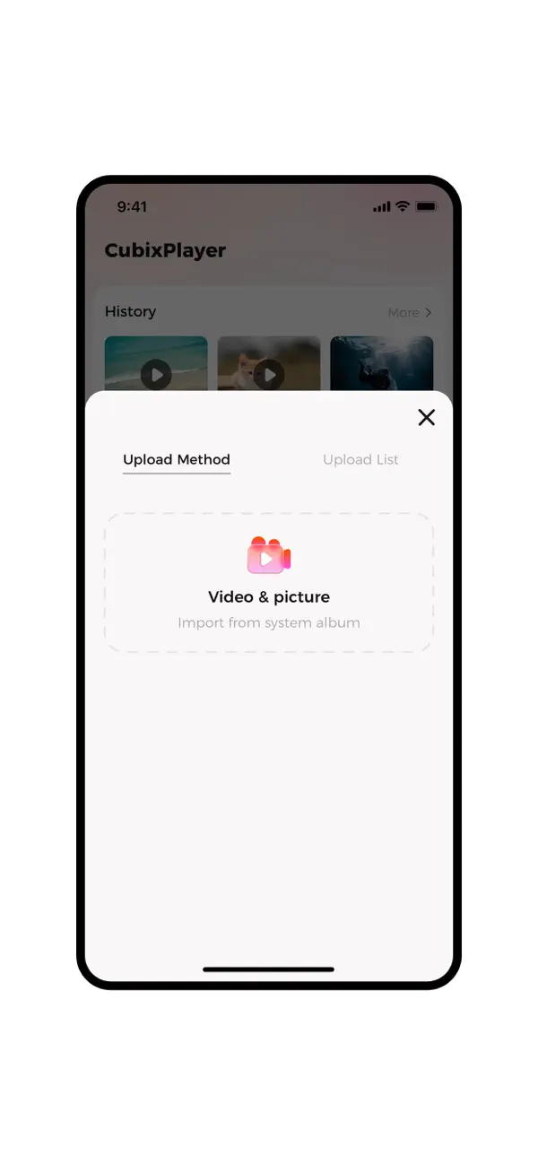 Screenshot #2 pour CubixPlayer