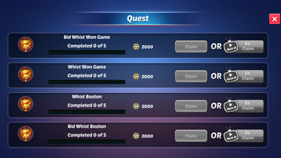 Bid Whist Spades Classic Games Screenshot
