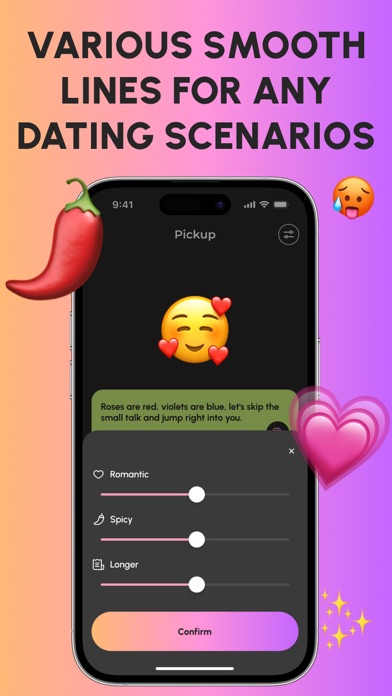 Rizz AI App - Flirt Assistant Screenshot