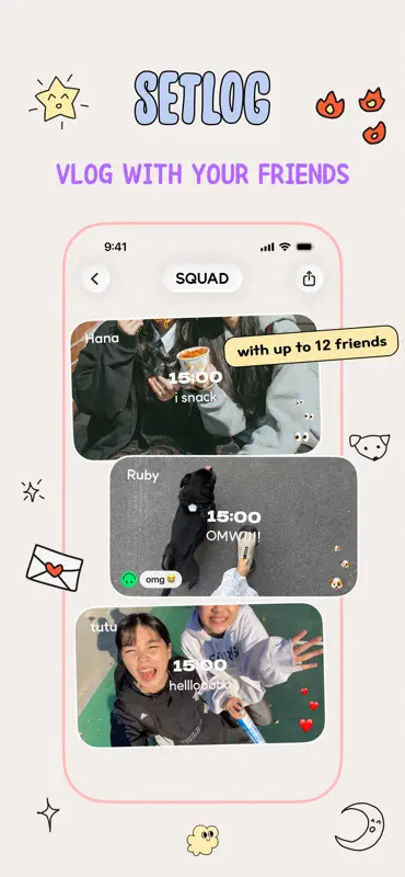 setlog - friends camera screenshot 1 of 5