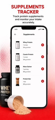 蛋白质Plus：营养补充品 screenshot