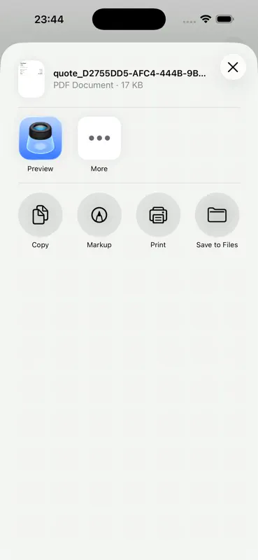 FlashQuote screenshot 5 of 5