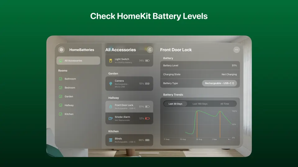 HomeBatteries for HomeKit screenshot 1