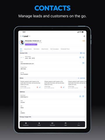 RepCard - Field Sales Platform iPad screenshot