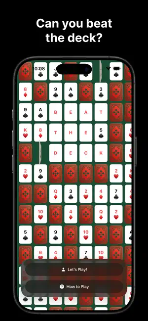 Beat the Deck Game screenshot 1