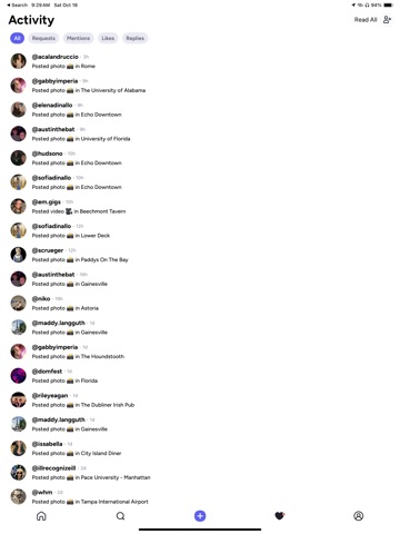 theliveapp iPad screenshot