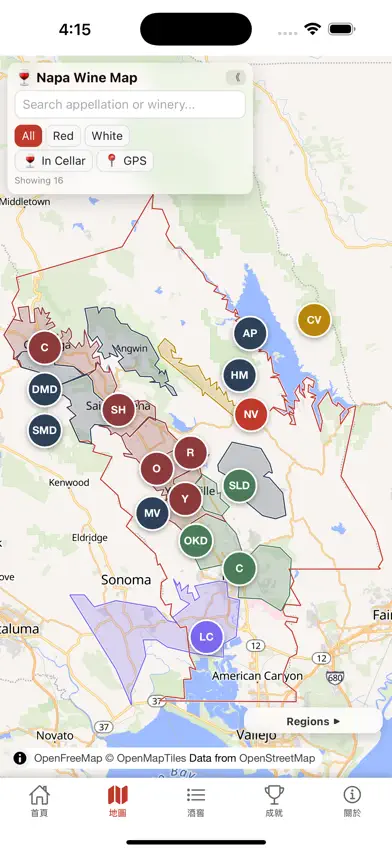 Napa Wine Map+ screenshot 2