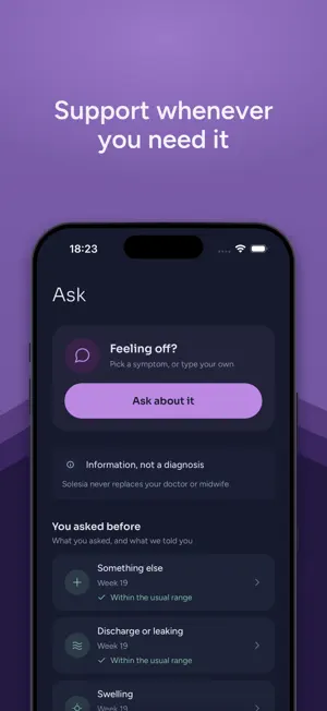 Solesia: Pregnancy Tracker screenshot 2