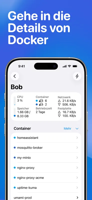 Docker Manager GUI - WhaleDeck screenshot 3 of 10