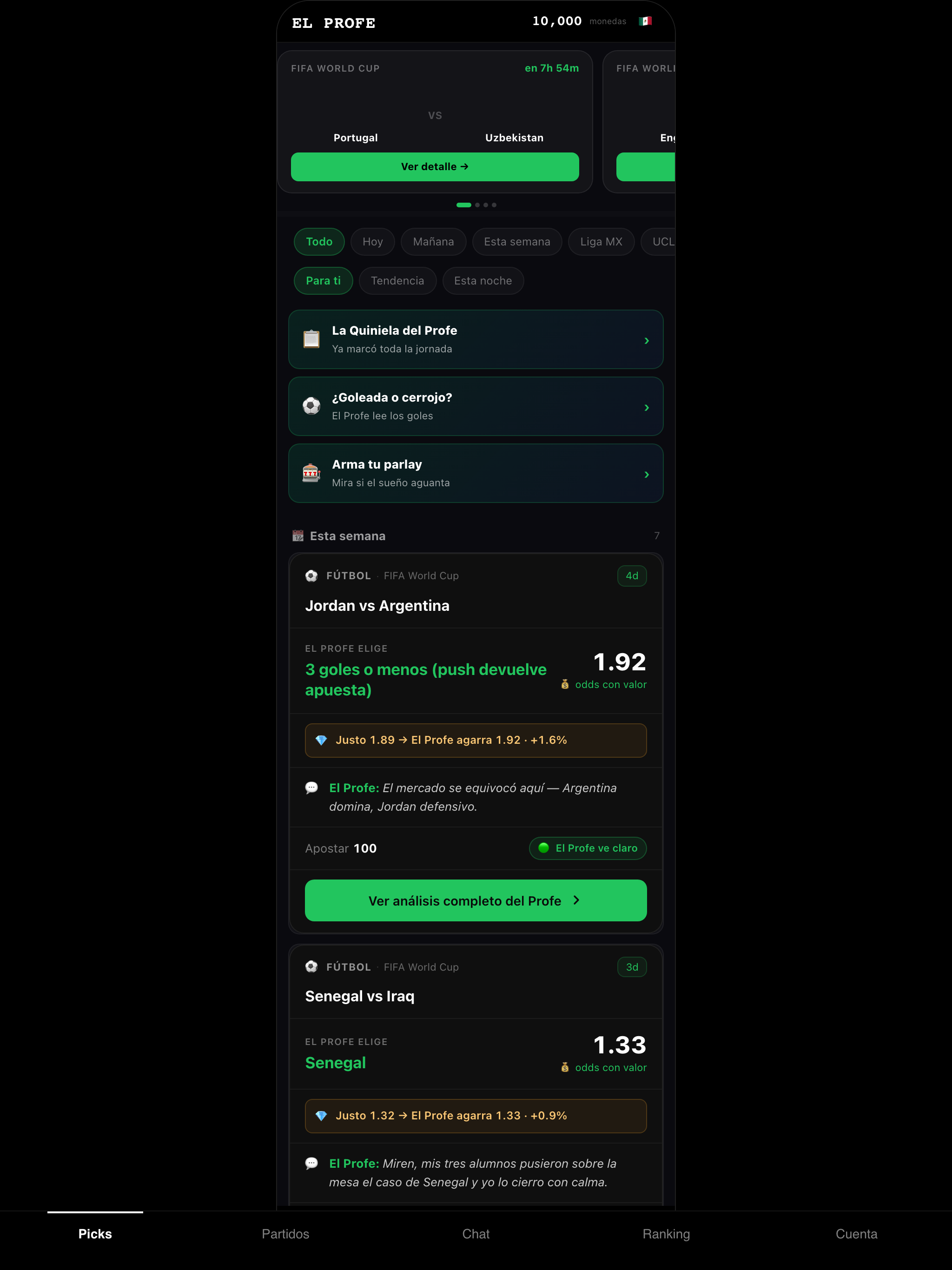 El Profe: Tu IA de fútbol screenshot 6