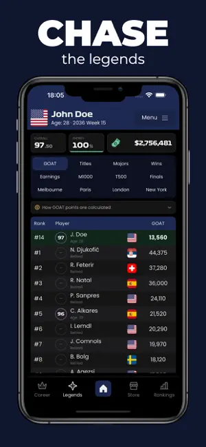 Tennis Superstar Career 2026 screenshot 4