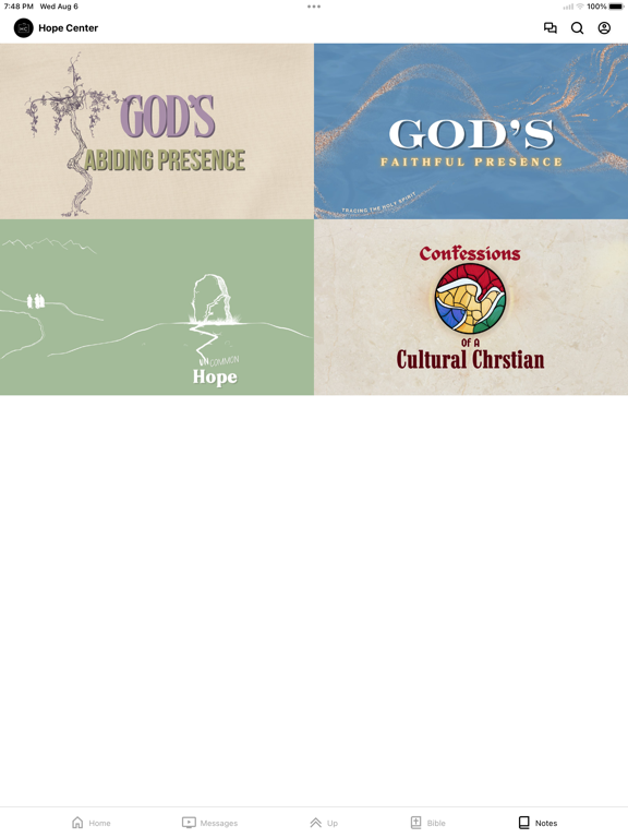 Hope Center Covenant Church iPad screenshot 4 - Education app