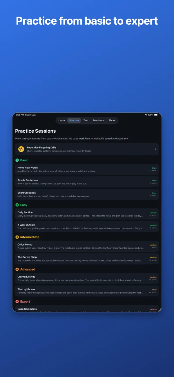 Tertiary SpeedTyping screenshot 2