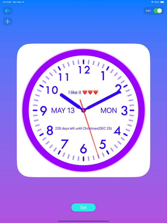 Screenshot #4 pour Clock Widget For Phone