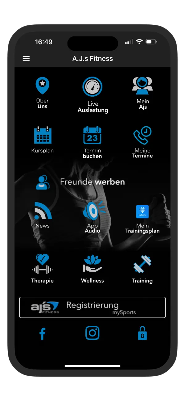 Screenshot #1 pour A.J.s Fitness