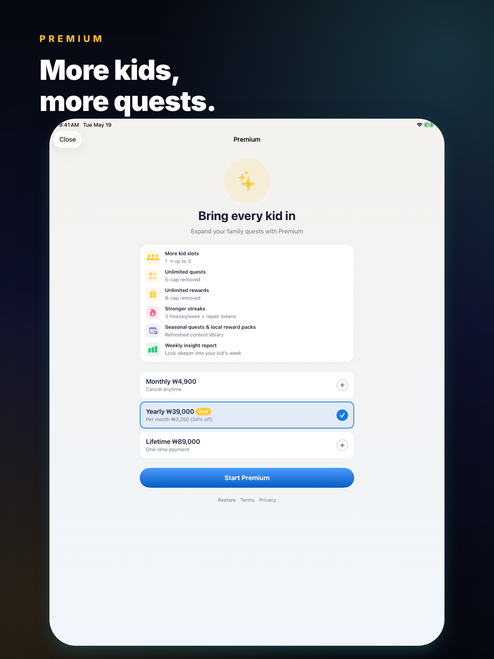 TodoQuest: Kids Mission Game