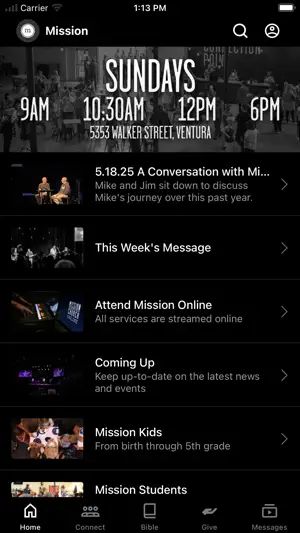 Mission Church - Ventura screenshot 1