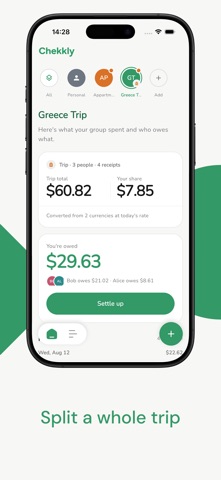 Chekkly: Split Bills & Costs Screenshot 7 of 10