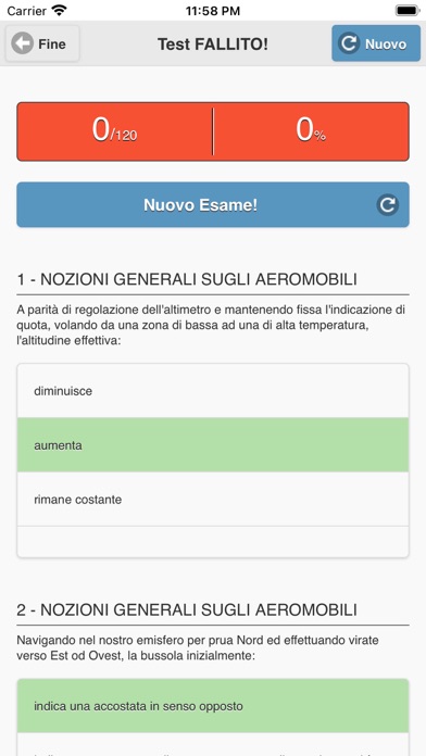 Quiz Aliante Screenshot