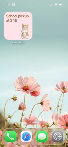 Memo Pad @ Cute Cats +Widget screenshot