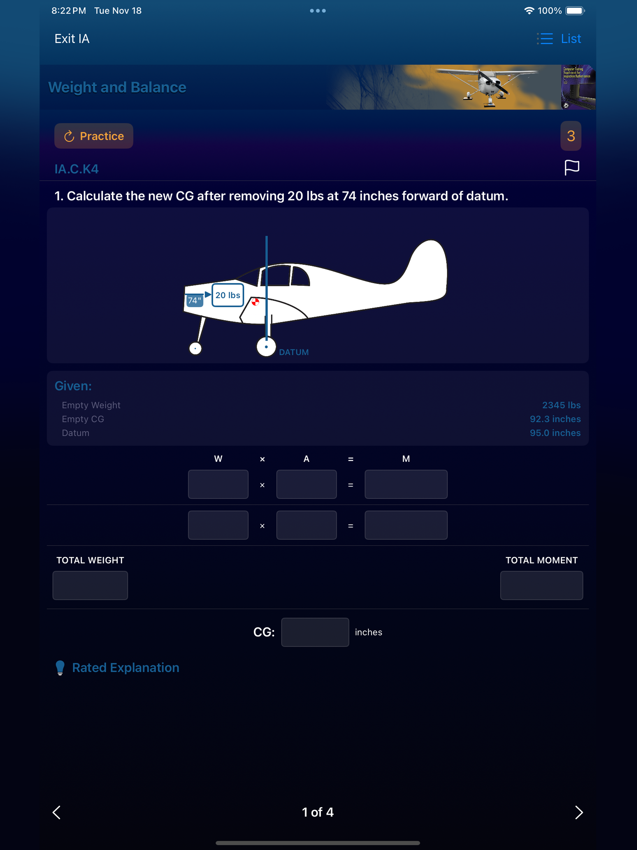 FAA IA Rating Study