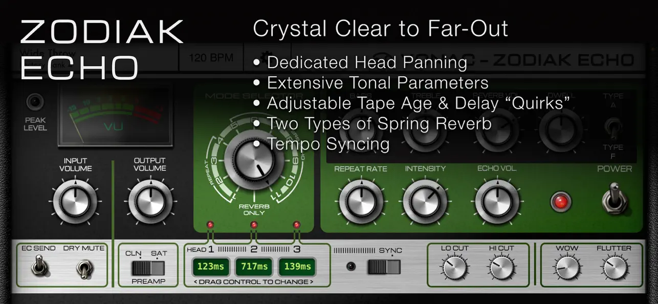 #3. Zodiak ECHO Delay & Reverb (iOS) بواسطة: Yonac Inc.
