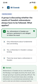 Bli Svensk: Citizenship Test screenshot 7