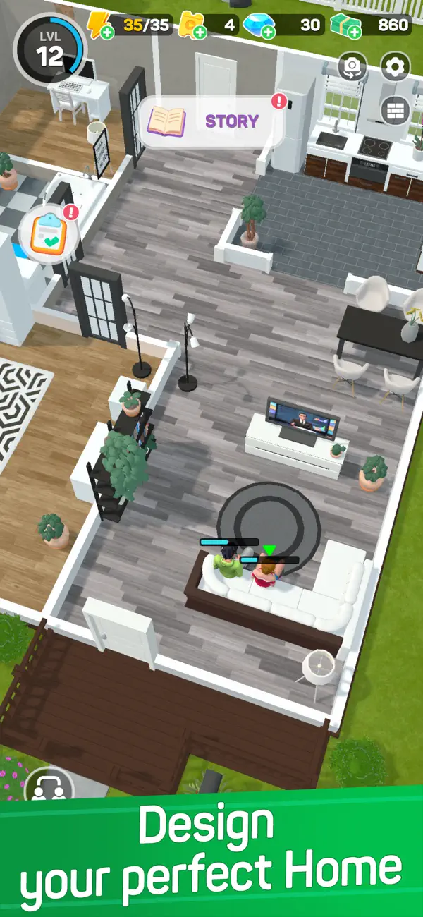 Design Family Life Hack screenshot 1 - game app interface