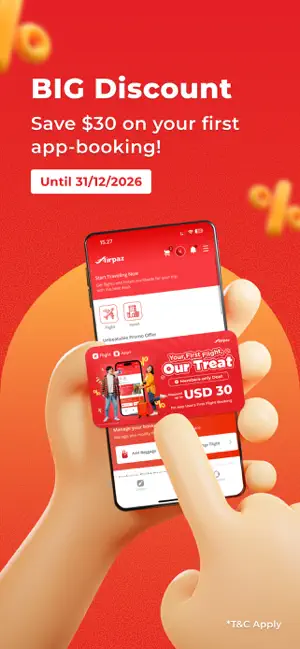 Airpaz: Flight & Hotel Booking screenshot 1